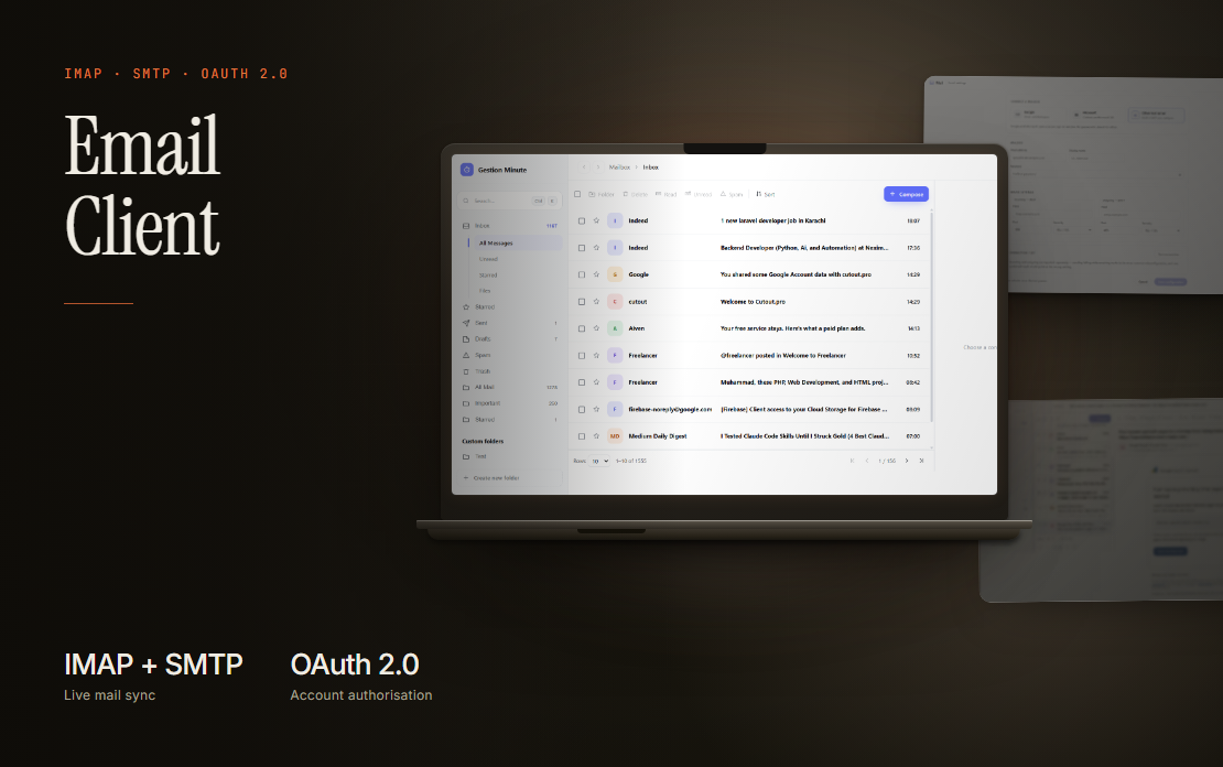 Email Client — product interface